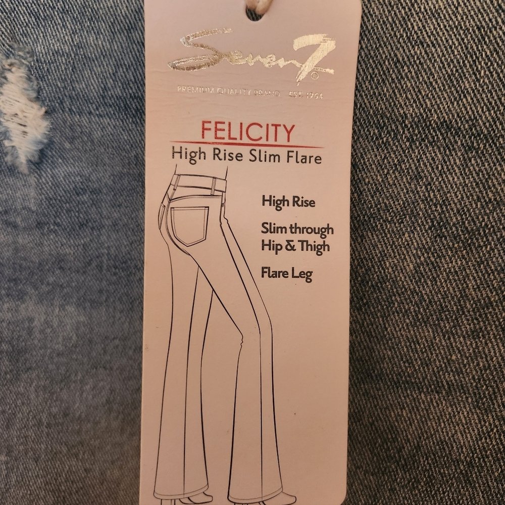 Seven7 Women's Denim Jeans - Picture 2 of 4